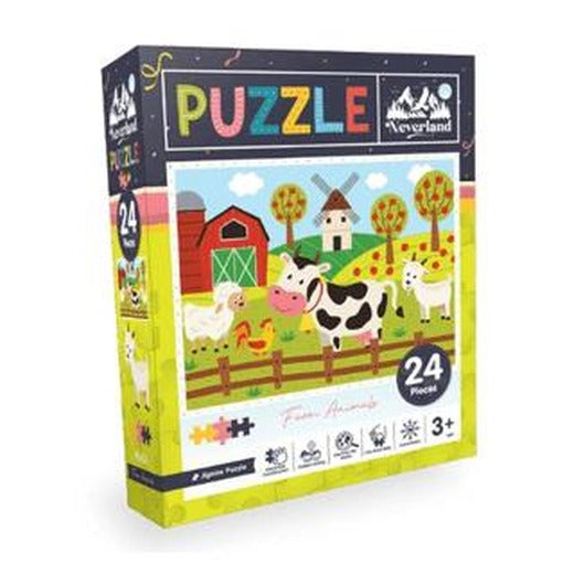 Neverland Çiftlik Hayvanları Puzzle 24 Parça NL406 | Neverland