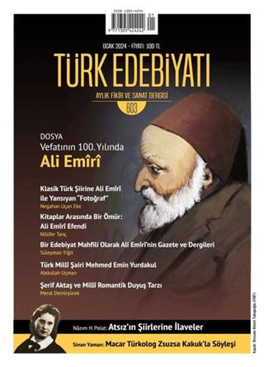 Türk Edebiyatı Dergisi Sayı: 603 Ocak 2024 | Türk Edebiyatı Dergisi (Ciltsiz)