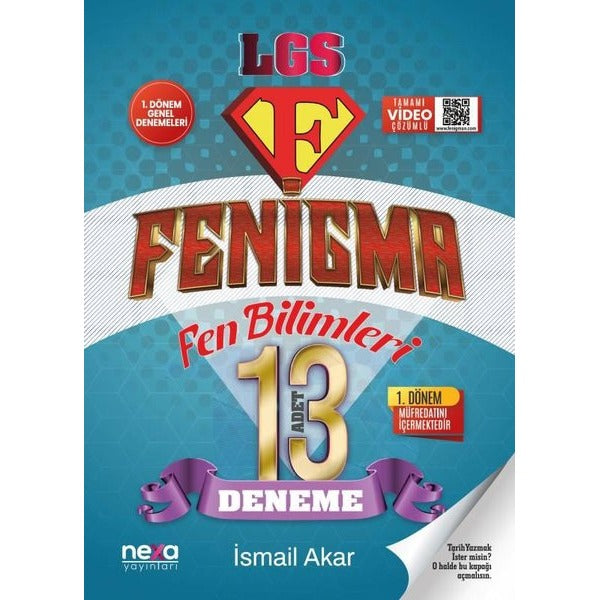 Fenigma Fen Bilimleri 1. Dönem Genel Denemeleri