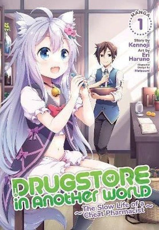 Drugstore in Another World: The Slow Life of a Cheat Pharmacist (Manga) Vol. 1 (Drugstore in Another | Seven Seas Entertainment, LLC (İnce Kapak)