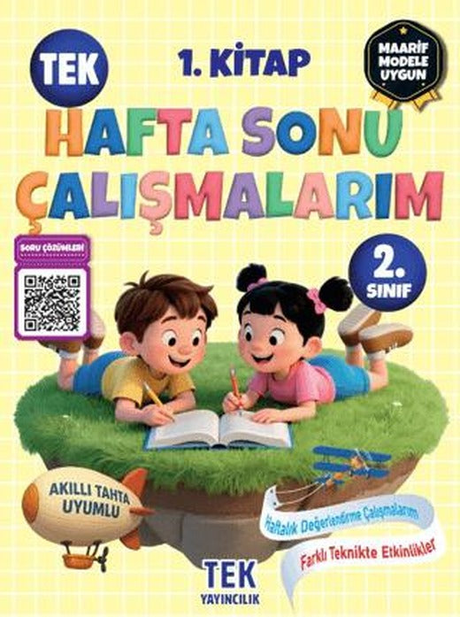 2. Sınıf Hafta Sonu Çalışmalarım 1. Kitap | Tek Yayıncılık (Ciltsiz)