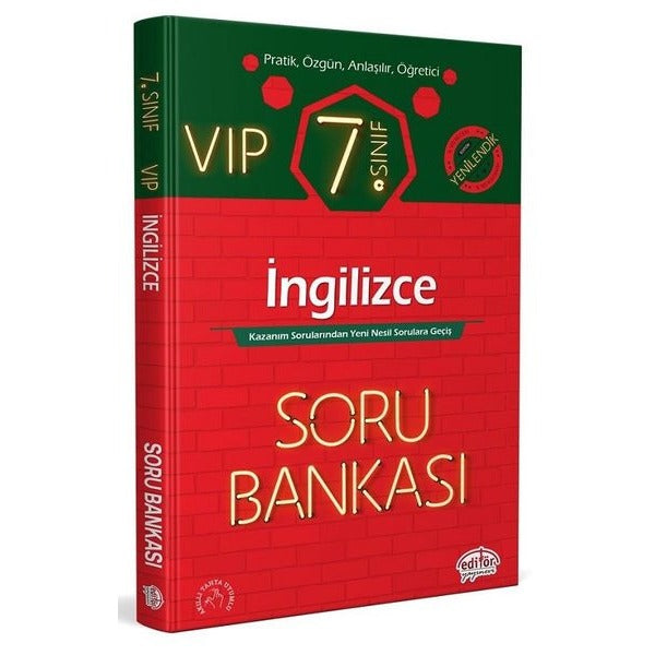 7.Sınıf VIP Matematik Soru Bankası | Editör (İnce Kapak)