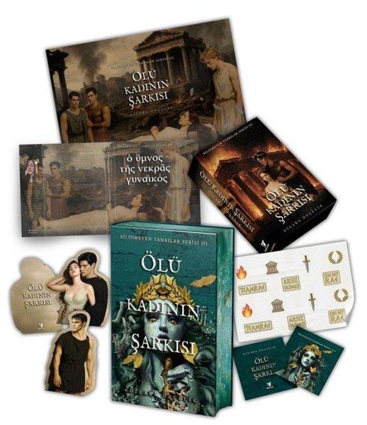 Ölü Kadının Şarkısı - Bilinmeyen Tanrılar Serisi 3 Seti - Yan Boyamalı - Kutulu | Vera Kitap (Ciltli) - Resim 1