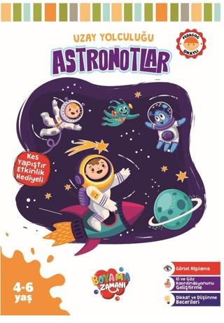 Uzay Yolculuğu Serisi -Astronotlar | Boyama Zamanı (Ciltsiz) - Resim 1