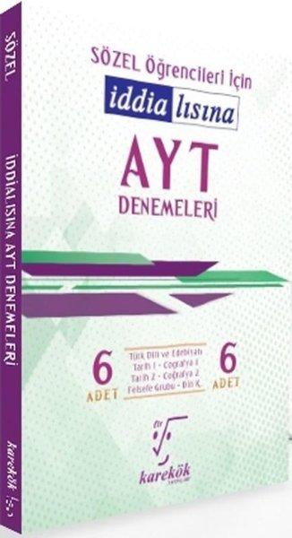 AYT İddialısına Denemeleri Sözel | Karekök Eğitim Yayın (İnce Kapak) - Resim 1