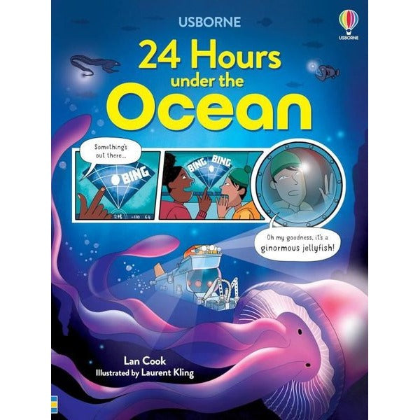24 Hours Under the Ocean | Usborne (Ciltli)