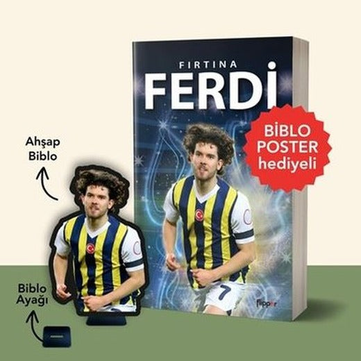 Fenerbahçenin ve Türk Futbolunun Dinamosu Ferdi Kadıoğlu - Fırtına Ferdi - Biblo Poster Hediyeli | Flipper Yayıncılık