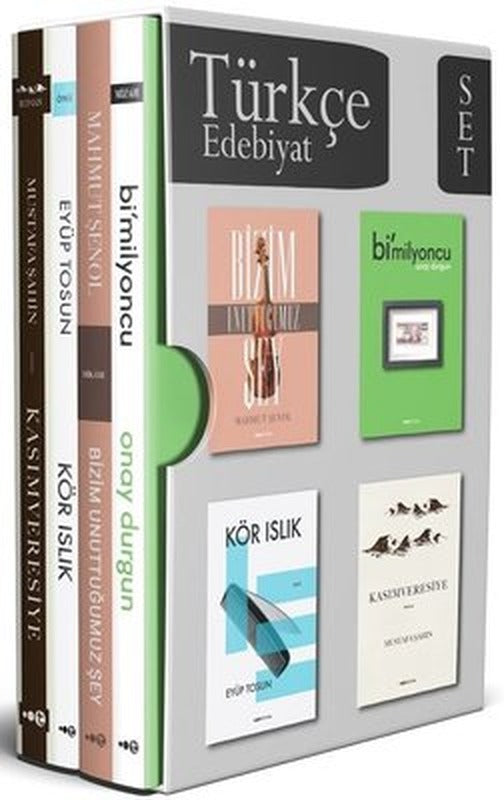 Türkçe Edebiyat Seti-4 Kitap Takım | Tefrika Yayınları (İnce Kapak)
