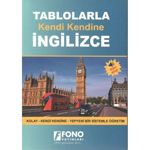 Tablolarla Kendi Kendine İngilizce | Fono Yayınları (İnce Kapak)