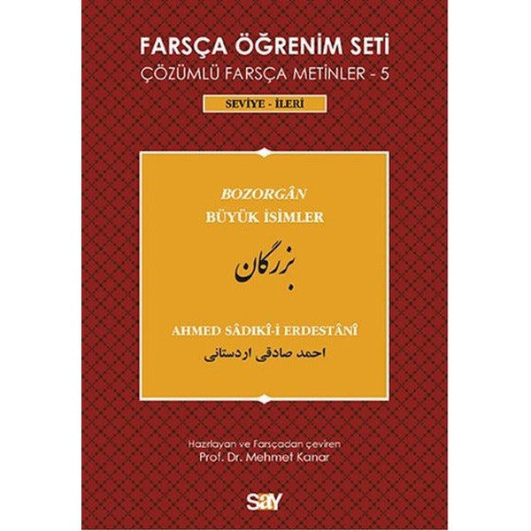 Farsça Öğrenim Seti 5 ( Seviye İleri ) Büyük İsimler | Say Yayınları