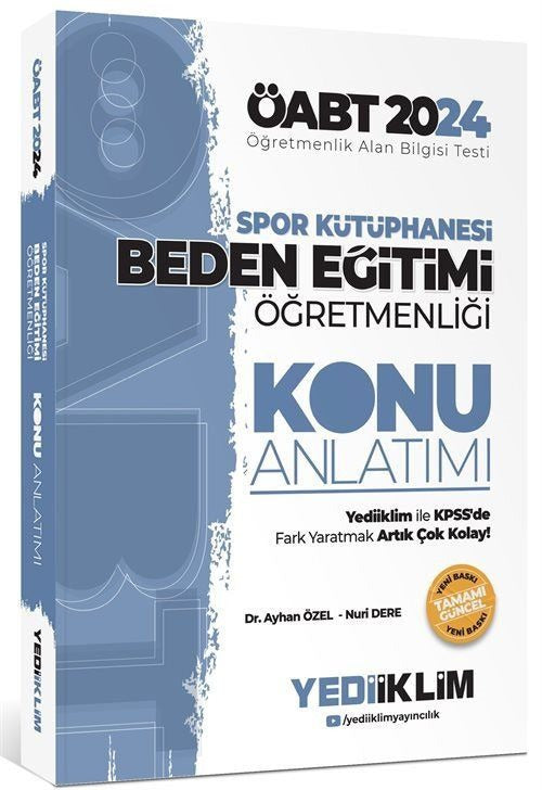 ÖABT Spor Kütüphanesi Beden Eğitimi Öğretmenliği Konu Anlatımı | Yediiklim Yayınları (Ciltsiz)