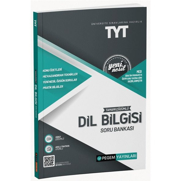 TYT Dil Bilgisi Soru Bankası | Pegem Akademi Yayıncılık (İnce Kapak)