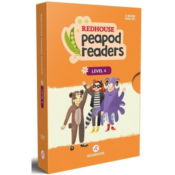 Redhouse Peapod Readers İngilizce Hikaye Seti 4 - Kutulu Başlangıç: Lower A1 | Redhouse Yayınları