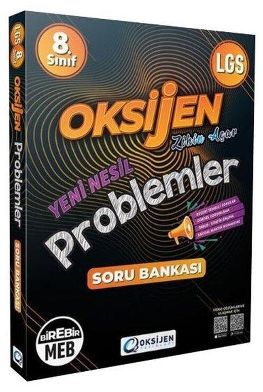 8. Sınıf Problemler Soru Bankası | Oksijen Yayınları - Eğitim (İnce Kapak)