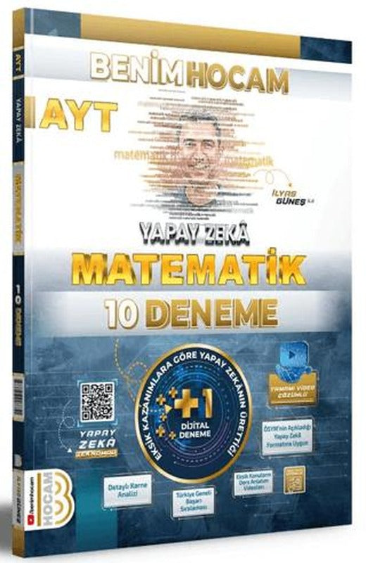AYT Yapay Zeka Matematik 10 Deneme | Benim Hocam Yayınları (Ciltsiz)
