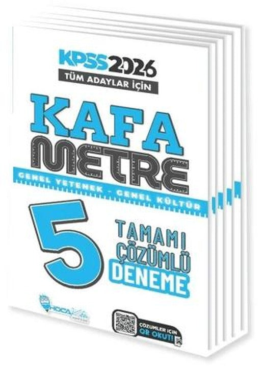 2026 KPSS Genel Yetenek Genel Kültür Kafametre 5 Deneme Çözümlü | Hoca Kafası Yayınları (Ciltsiz)