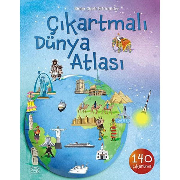 Çıkartmalı Dünya Atlası - Ülkelerin Özellikleri | 1001 Çiçek