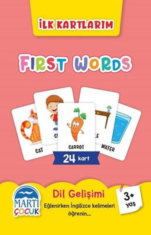 First Words - İlk Kartlarım 3+ Yaş | Martı Yayınları