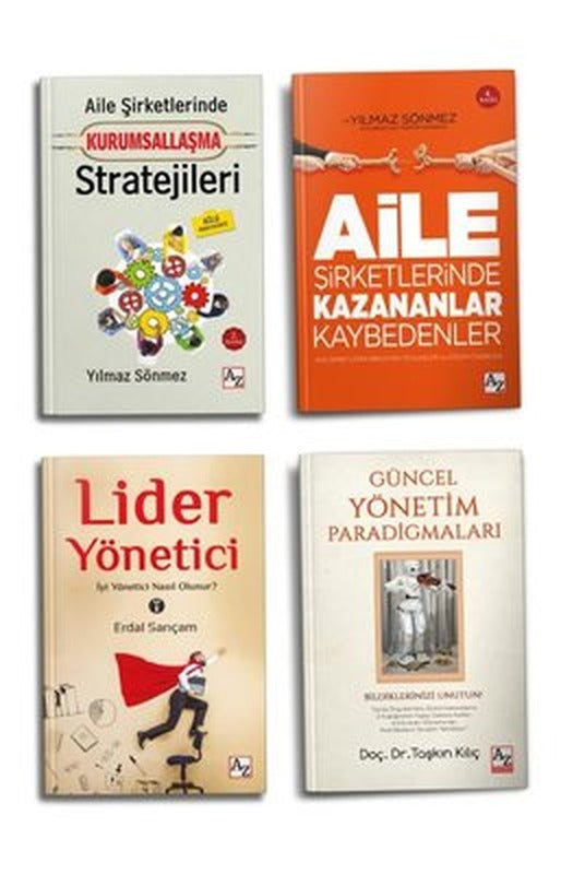 Yönetim Seti - 4 Kitap Takım | Az Kitap