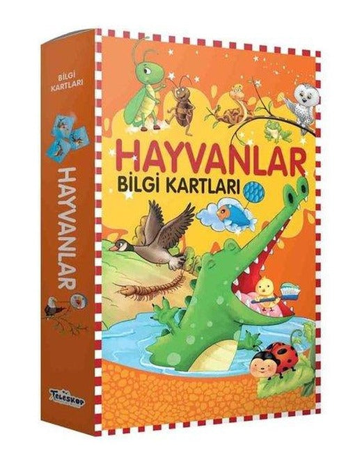 Hayvanlar - Bilgi Kartları | Teleskop Popüler Bilim (İnce Kapak)
