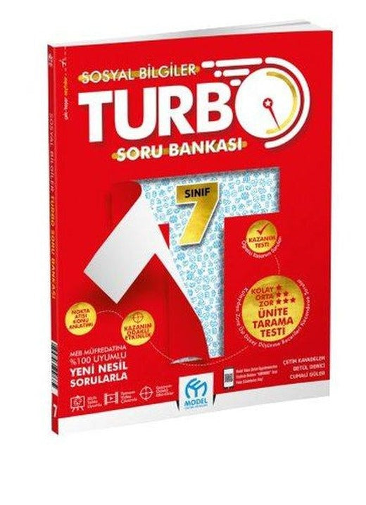 7. Sınıf Turbo Fen Bilimleri Soru Bankası | Model Eğitim Yayınları (İnce Kapak)