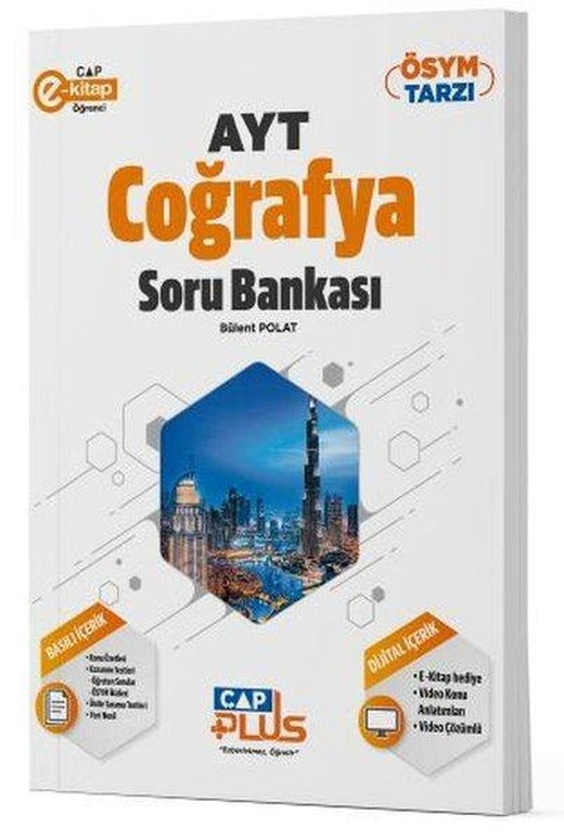 2023 AYT Coğrafya Plus Soru Bankası | Çap Yayınları (İnce Kapak)