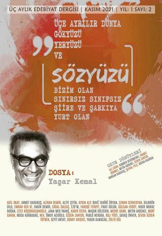 Sözyüzü Dergisi Sayı: 2 Kasım 2021 | Sözyüzü Dergisi Yayınları (Ciltsiz)