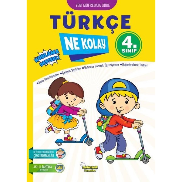 Türkçe Ne Kolay 4.Sınıf | Selimer (İnce Kapak)
