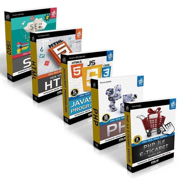 PHP Tabanlı Web Tasarım Seti | Kodlab (İnce Kapak)