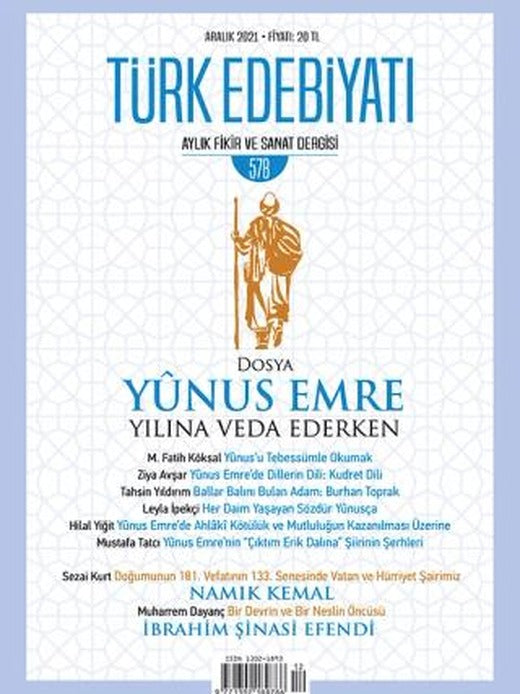 Türk Edebiyatı Dergisi Sayı: 578 Aralık 2021 | Türk Edebiyatı Dergisi (Ciltsiz)