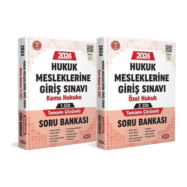 Hukuk Meslekleri Giriş Sınavına Hazırlık Tamamı Çözümlü Soru Bankası 1-2