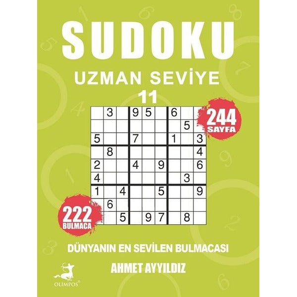 Sudoku Uzman Seviye 11 | Olimpos Yayınları (İnce Kapak)