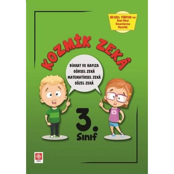 3. Sınıf Kozmik Zeka Bilsem Sınavlarına Hazırlık | Ekin Basım Yayın (İnce Kapak)