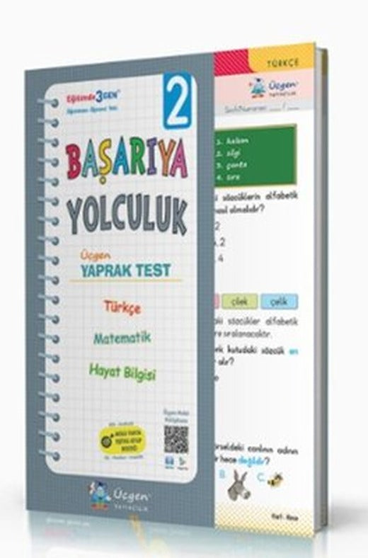 2.Sınıf Başarıya Yolculuk Yaprak Test | Üçgen Yayınları