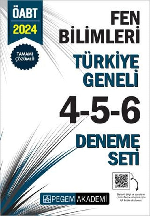 2024 KPSS ÖABT Fen Bilimleri Tamamı Çözümlü Türkiye Geneli 4-5-6 (3'lü Deneme Seti)