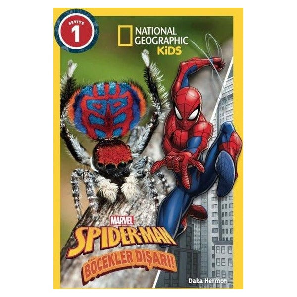 National Geopraphic Kids - Marvel Spider-Man Böcekler Dışarı! Seviye 1 | Beta Kids (İnce Kapak)