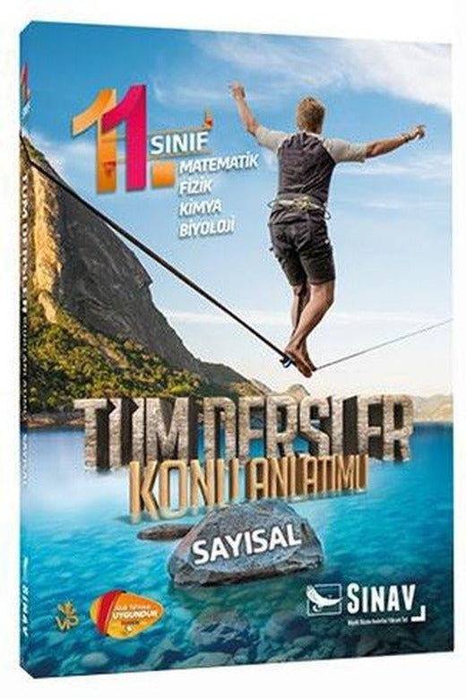 Sınav 11.Sınıf Sayısal Tüm Dersler Konu Anlatımlı | Sınav Dergisi Yayınları (İnce Kapak)