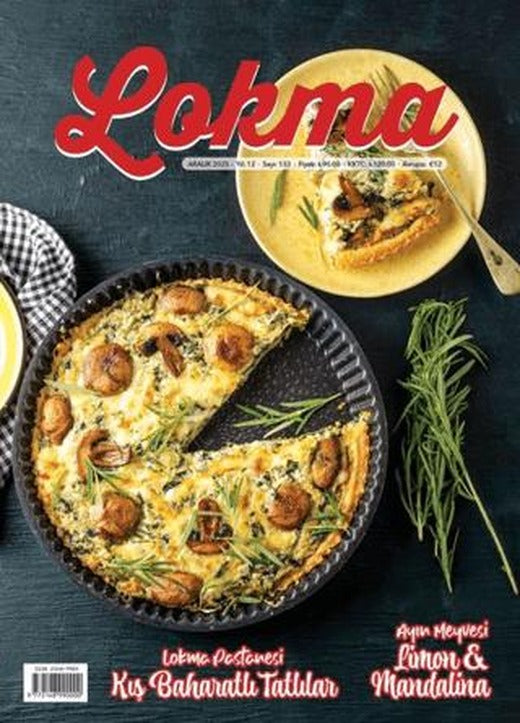 Lokma Aylık Yemek Dergisi Sayı: 133 Aralık 2025 | Lokma Dergisi (Ciltsiz)