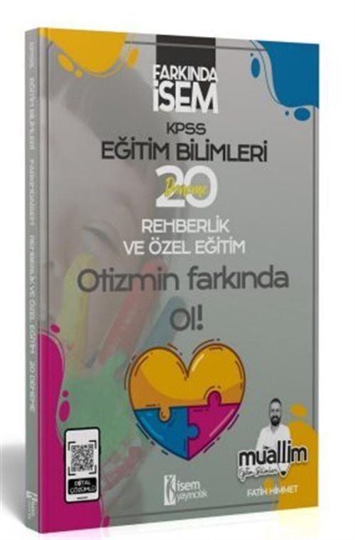 Farkında İsem KPSS Eğitim Bilimleri Rehberlik ve Özel Eğitim 20 Deneme | İSEM Yayıncılık (Ciltsiz)