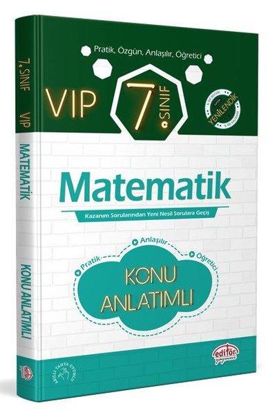 7.Sınıf VIP Matematik Hızlı Konu Anlatımlı | Editör (İnce Kapak) - Resim 1
