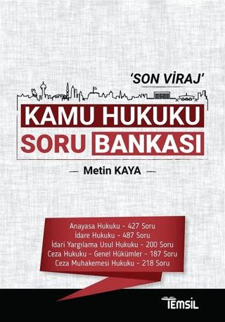 Son Viraj Kamu Hukuku Soru Bankası | Temsil Kitap (Ciltsiz) - Resim 1