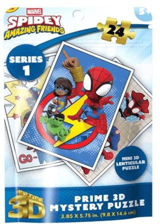 Marvel Spidey Amazing Friends Series 1 Prime 3D Mystery Puzzle - 24 Parça | Beta Oyuncak - Resim 1