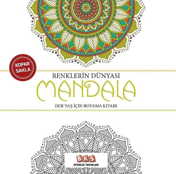 Renklerin Dünyası - Mandala Her Yaş İçin Boyama Kitabı | BKS Etkinlik Yayınları (İnce Kapak) - Resim 1