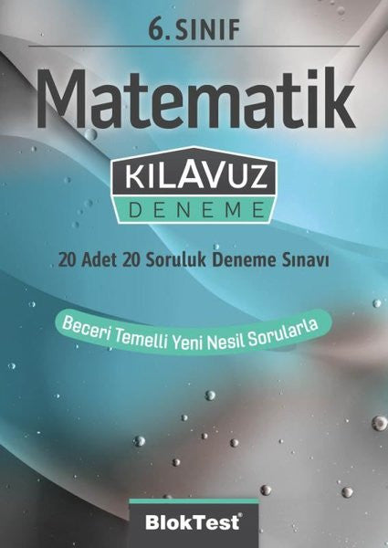 6.Sınıf Bloktest Matematik Kılavuz Deneme - Kolektif kitap kapağı