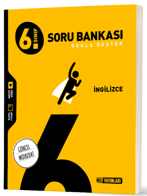 6.Sınıf İngilizce Soru Bankası kitap kapağı