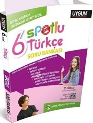 6.Sınıf Türkçe Spotlu Soru Bankası + Kavram Haritaları - Kolektif kitap kapağı