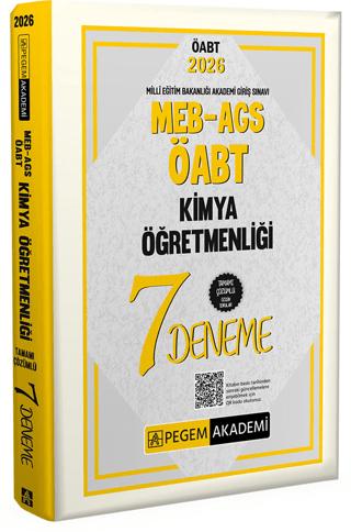 2026 MEB AGS ÖABT Kimya Öğretmenliği Tamamı Çözümlü 7 Deneme | Pegem Akademi Yayıncılık (Ciltsiz) - Resim 1