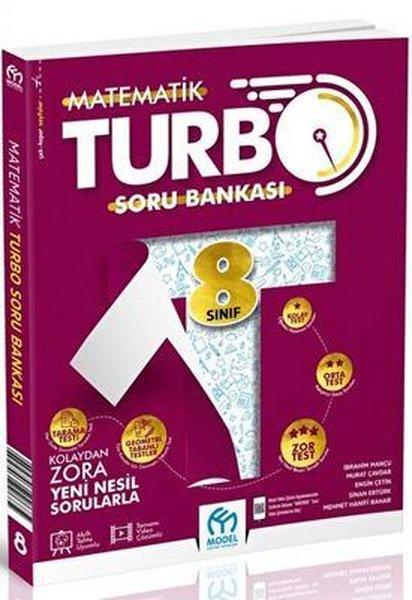 8. Sınıf Turbo Matematik Soru Bankası | Model Eğitim Yayınları (İnce Kapak) - Resim 1