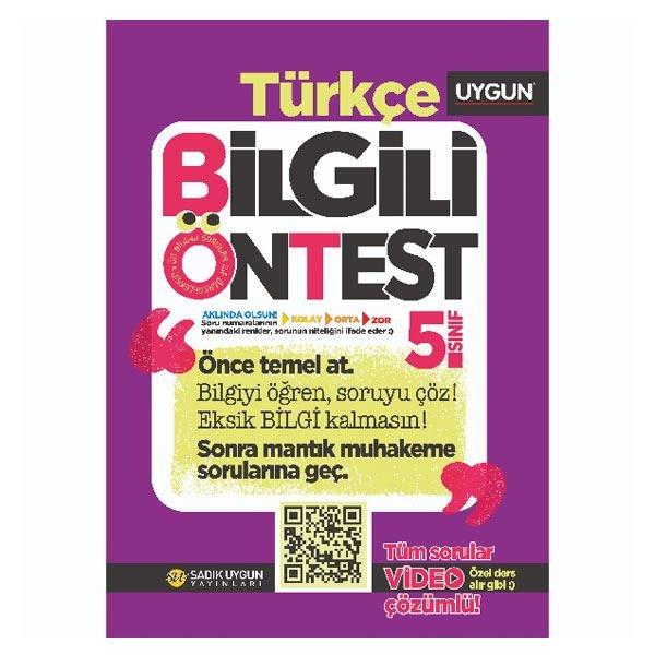 5.Sınıf Bilgili Ön Test Türkçe