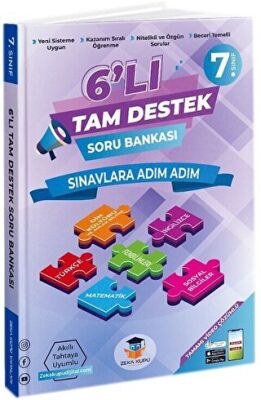 7. Sınıf LGS 6'lı Tam Destek Soru Bankası - Kolektif kitap kapağı